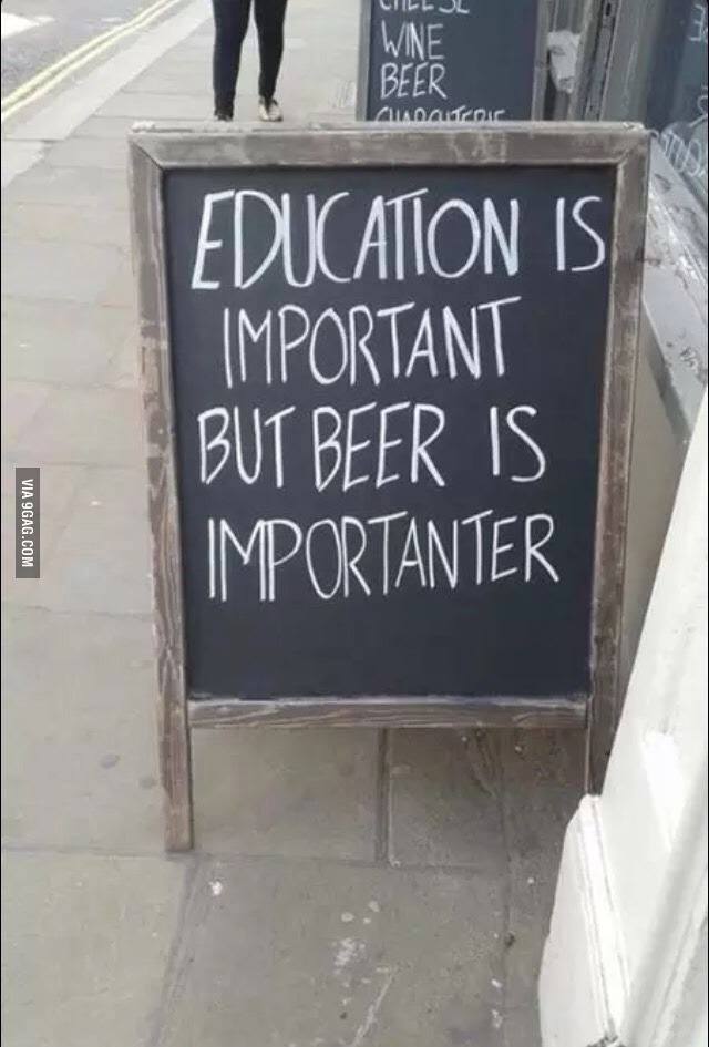 Education is important